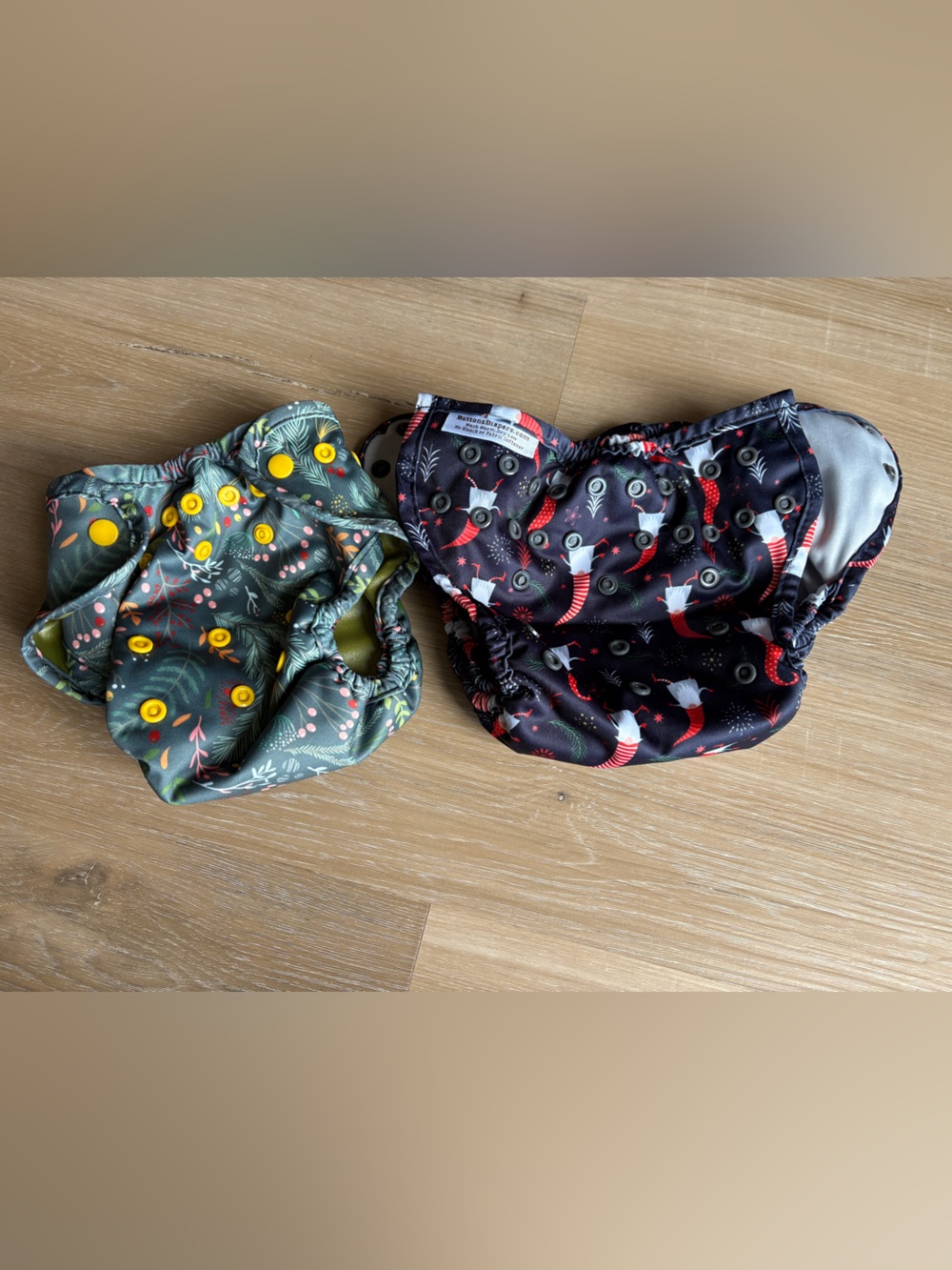 Cloth Diaper Covers - Button Diapers - Holiday themed